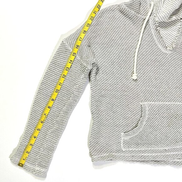 Surf Style Gulf Shore Grey Knit Hoodie - Women's Size S - Style B1702SSRM - Picture 10 of 10